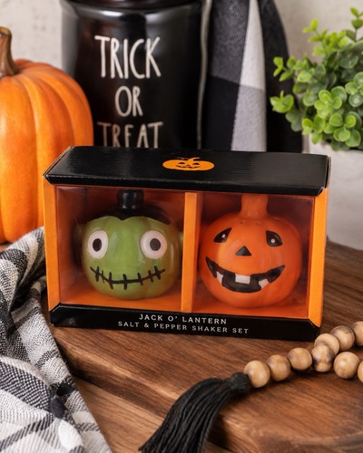 Jack lantern salt pepper - o',