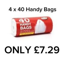 4 X 40 Tidyz Handy Bags With