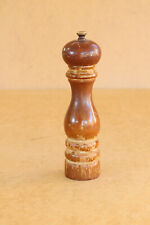 Vintage Kitchen Appliance Peugeot Pepper Mill Grinder Wood Rustic French