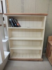 CLEARANCE RUTLAND PAINTED BOOKCASE HANDMADE RUSTIC EX-DISPLAY HALF PRICE