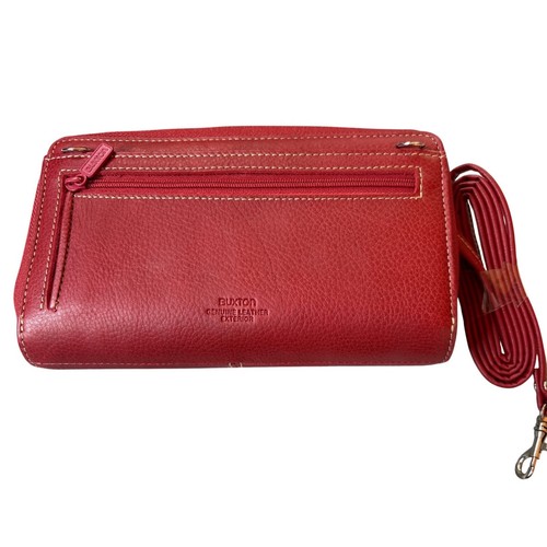 Buxton red leather - red, organizer