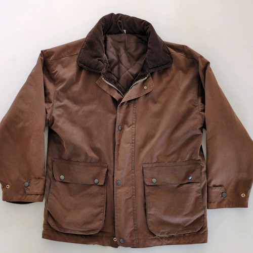 Vintage mens brown waxed - mens,