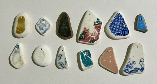 Lot pieces drilled - pieces, of