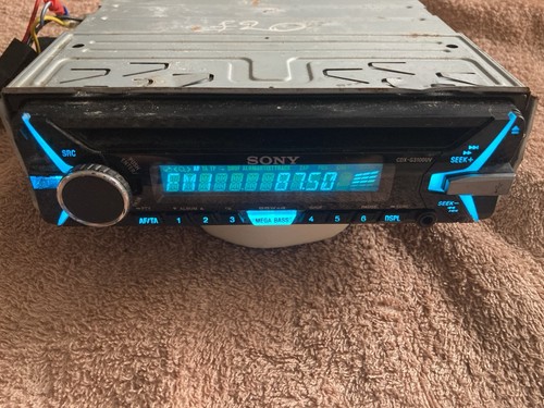 Sony cdx g3100 car cd - sony, uv