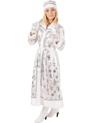 Silver snow maiden - snow,