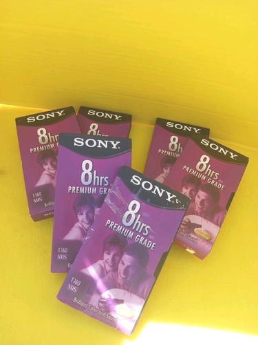 Sony 160 6 blank vhs - vl/wa,