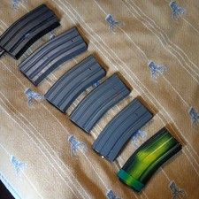 Airsoft Classic Army magazines M16 M4 m15( X4) high capacity rounds Vintage 