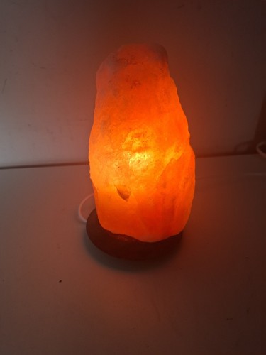 Himalayan salt rock lamp - himalayan,