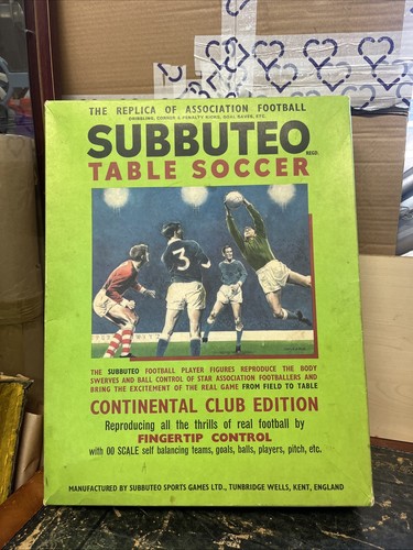 Vintage subbuteo table - table, soccer