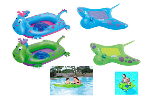 Bestway inflatable boat - boat, rider