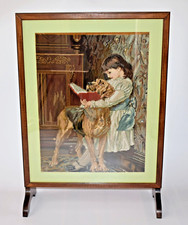 VINTAGE PEERART FIRE SCREEN
