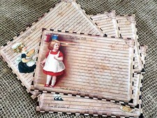 Vintage Style 6"x 4" Blank Recipe Cards - Set Of 6