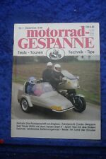 Motorcycle Sidecars No. 1 4/88 Corda Sidecar Sauer BMW Engbers K 100 MZ ETZ 250