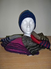 Made4U In Ireland 100% Pure Wool Beanie Hat Various Colours - One Size SALEd GG