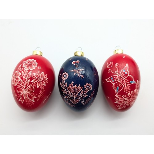 Lot vintage hand painted - 3,