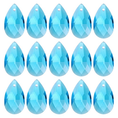 Glass pendants teardrop beads - glass,