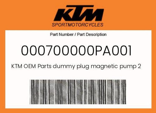 Ktm genuine dummy - ktm,