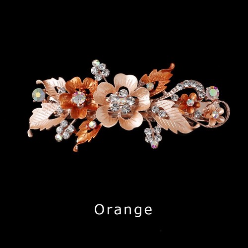Floral flower barrettes cute - floral,