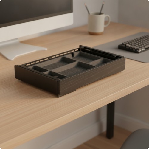 Under desk drawer compact - drawer,