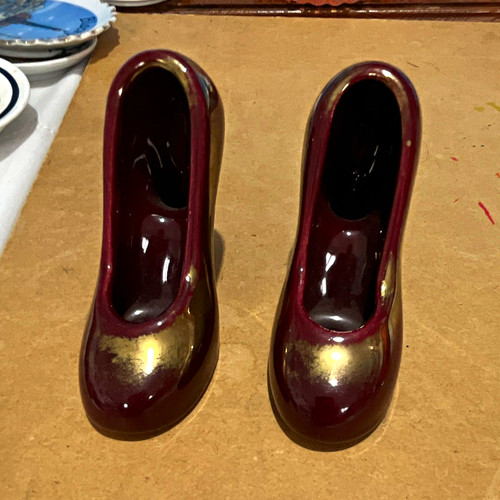 Pair glossy ceramic - glossy, high