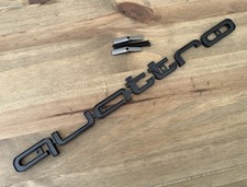 Gloss Black Quattro Badge For