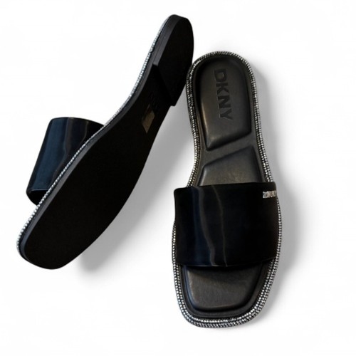 Dkny black slide rhinestone - slide,