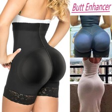 Buttock Push Up With Padded Bum Pants Hip Enhancer Shaper Butt Lifter Boyshorts