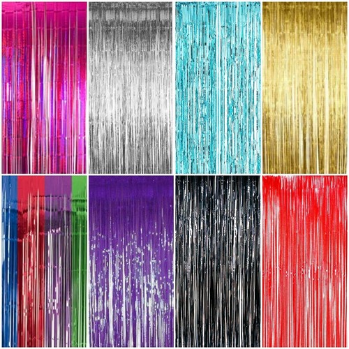 Foil fringe tinsel shimmer - fringe,
