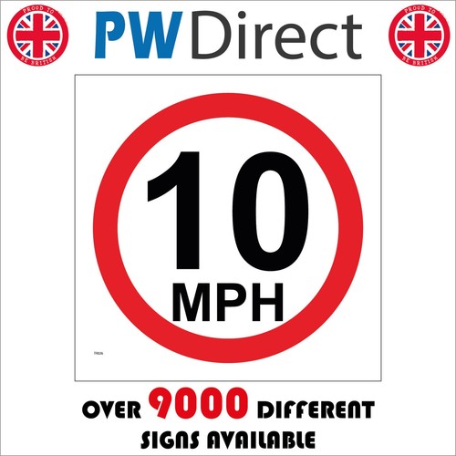 Sign mph car park housing - sign, 10