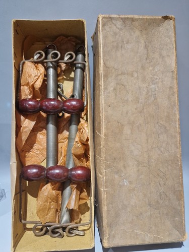 Vintage boxed 1950s bullworker - boxed,