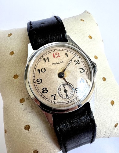Vintage pobeda ussr watch - vintage,