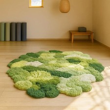 Hand Tufted Rugs | Moss Green