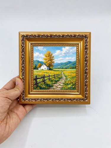 Country cottage path dining - country,