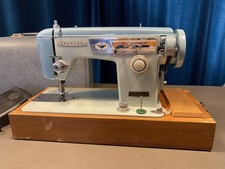 Vintage Brother Turquoise Heavy Duty Sewing Machine 1950s Upholstery Leathering