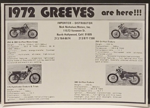 1972 greeves 250 - 1972,