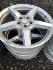 MERCEDES CLK SLK 171 209 REAR 18” AMG 5 SPOKE ALLOY WHEEL & TYRE A1714011702 8.5