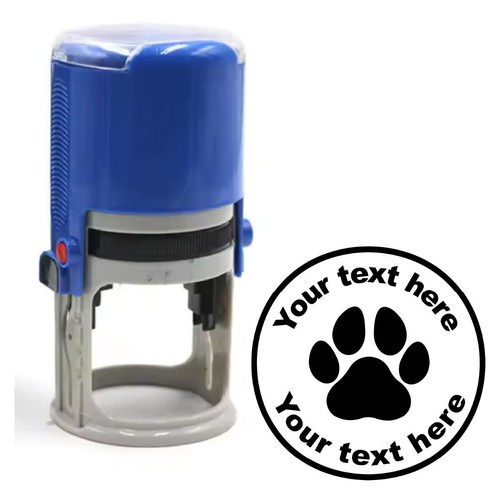 Personalised stamp paw prints - stamp,