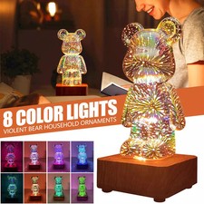 LED Glass Bear Table Lamp LED