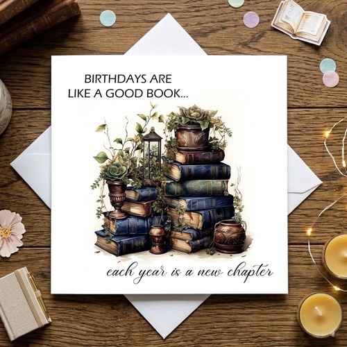 Birthday book card - birthday,