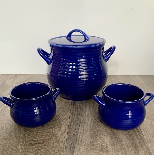 Potiere cobalt blue soup - la,