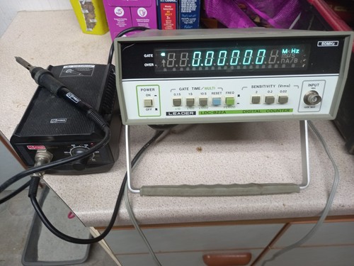 Frequency counter and - and, rs