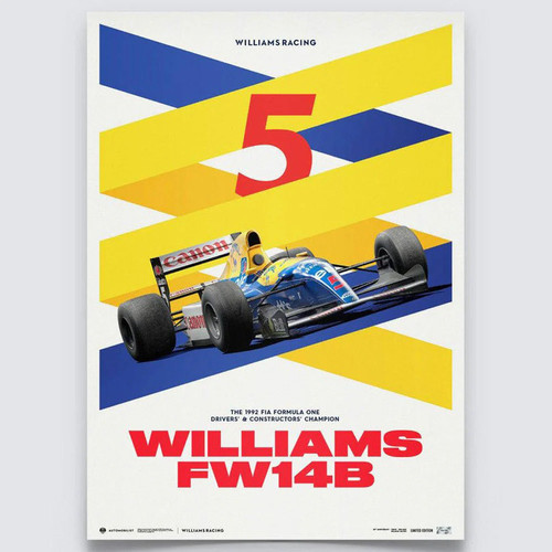 Williams racing red - five, f1
