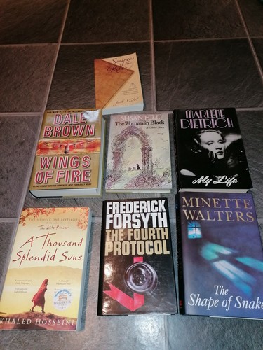 Reading books novels selection
