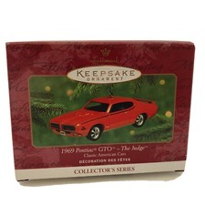 Hallmark 1969 Pontiac GTO - The Judge -Classic Am. Cars- 2000 Ornament  #10