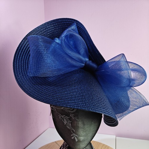 Dark blue large straw - dark,