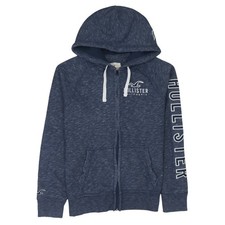 Hollister Women Blue Full Zip