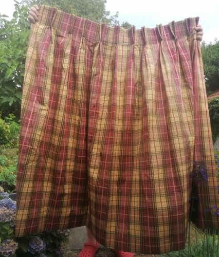 Taffeta tartan thermal lined