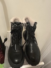 Peacocks Black Faux Leather