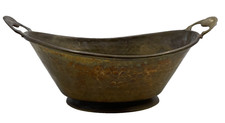 Vintage Solid Brass Oval