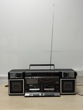 Maxim MX-939 Vintage Ghetto Blaster Portable Stereo Tested Working ++ Video.